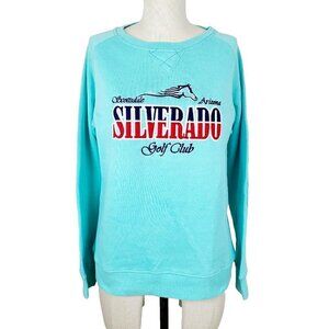 NEW Ouray Sportswear‎ Sweatshirt M Mint Green Scottdale AZ Silverado Golf…